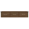 Armoire murale Chêne marron 88x26x18,5 cm Bois d'ingénierie