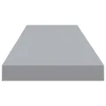 Étagère murale flottante gris 90x23,5x3,8 cm MDF