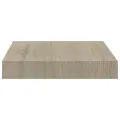 Étagère flottante murale chêne 23x23,5x3,8 cm MDF