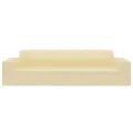 Housse extensible de canapé 4 places Crème Jersey de polyester