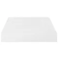 Étagère murale flottante 2 pcs Blanc brillant 23x23,5x3,8cm MDF