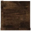 Étagère murale à CD Chêne fumé 100x18x18 cm Bois d'ingénierie