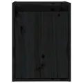 Armoires murales Noir 30x30x40 cm Bois de pin massif