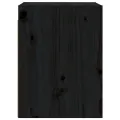 Armoires murales Noir 30x30x40 cm Bois de pin massif