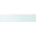 Panneaux d'étagère 2 pcs Verre Transparent 100 x 20 cm