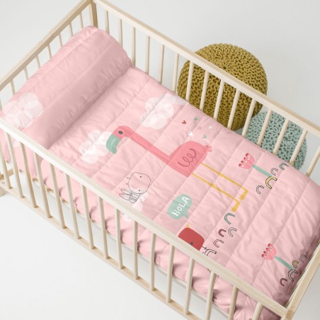 Trapunta HappyFriday Moshi Moshi Multicolore 100 x 130 cm Fenicottero