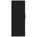 Armoire murale Noir 35x34x90 cm Bois d'ingénierie