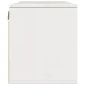 Armoire murale Blanc 80x30x35 cm Bois de pin massif