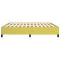 Cadre de lit sans matelas vert 160x200 cm tissu