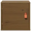 Armoires murales 2pcs Marron miel 31,5x30x30 cm Bois pin massif