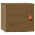 Armoires murales 2pcs Marron miel 31,5x30x30 cm Bois pin massif