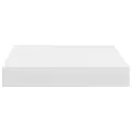 Étagères murales flottantes 4 pcs blanc 23x23,5x3,8 cm MDF