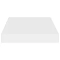 Étagères murales flottantes 4 pcs blanc 23x23,5x3,8 cm MDF