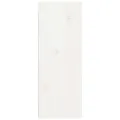 Armoire murale Blanc 30x30x80 cm Bois de pin massif