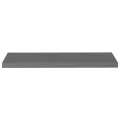 Étagère murale flottante Gris brillant 90x23,5x3,8 cm MDF