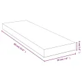 Étagère murale 60x20x4 cm bambou