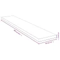 Étagère murale 100x20x2,5 cm bambou
