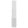 Étagère murale cube Blanc 78x15x93 cm Bois d’ingénierie