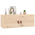 Armoires murales 2 pcs 80x30x30 cm Bois de pin massif