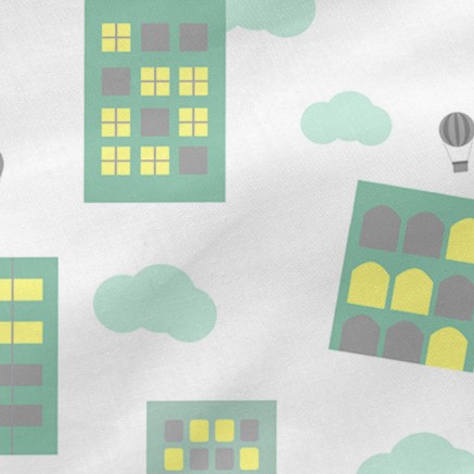 Kussensloop HappyFriday Happynois Air balloon Multicolour 50 x 75 cm 2