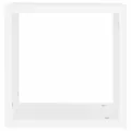 Étagères cube murales 2 pcs Blanc 30x15x30 cm