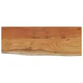 Étagère murale rectangulaire massif acacia bordure assortie