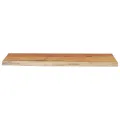 Étagère murale rectangulaire massif acacia bordure assortie