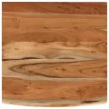 Étagère murale 40x40x2,5cm carré massif acacia bordure assortie