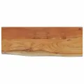 Étagère murale rectangulaire massif acacia bordure assortie