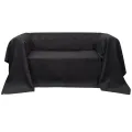 Housse de canapé Micro-suède Anthracite 210x280 cm