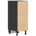 Armoire de plancher noir 30x44,5x81,5 cm bois d'ingénierie