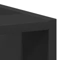 Armoire de plancher noir 30x44,5x81,5 cm bois d'ingénierie