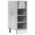 Armoire de plancher gris béton 30x44,5x81,5cm bois d’ingénierie