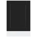 Panneau de lave-vaisselle Porto noir 45x1,5x67 cm