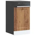 Panneau de lave-vaisselle Porto vieux bois 45x1,5x67 cm