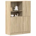 Ensemble d'armoires de cuisine 2 pcs chêne sonoma