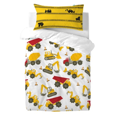 Pillowcase HappyFriday Mr Fox Machinery Multicolour 50 x 75 cm 2