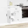 Armoire de cuisine Porto blanc bois d'ingénierie