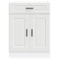 Armoire de cuisine Porto blanc bois d'ingénierie