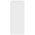 Bibliothèque blanc 60x30x71,5 cm bois d'ingénierie