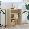 Bibliothèque chêne sonoma 60x30x71,5 cm bois d'ingénierie