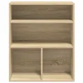 Bibliothèque chêne sonoma 60x30x71,5 cm bois d'ingénierie