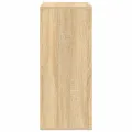 Bibliothèque chêne sonoma 60x30x71,5 cm bois d'ingénierie