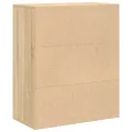 Bibliothèque chêne sonoma 60x30x71,5 cm bois d'ingénierie