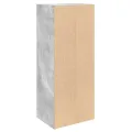 Bibliothèque gris béton 31x24x77 cm bois d'ingénierie
