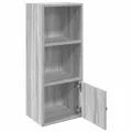 Bibliothèque sonoma gris 31x24x77 cm bois d'ingénierie