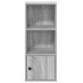 Bibliothèque sonoma gris 31x24x77 cm bois d'ingénierie