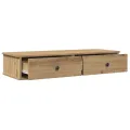 Étagère murale avec tiroirs chêne artisanal bois d'ingénierie