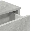 Étagère murale avec tiroirs gris béton bois d'ingénierie