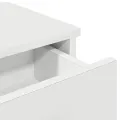 Étagère murale avec tiroirs blanc 80x31x17 cm bois d'ingénierie